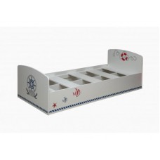 Кровать Лего-2 кораблик (белый) Кровать Лего-2 кораблик (белый)